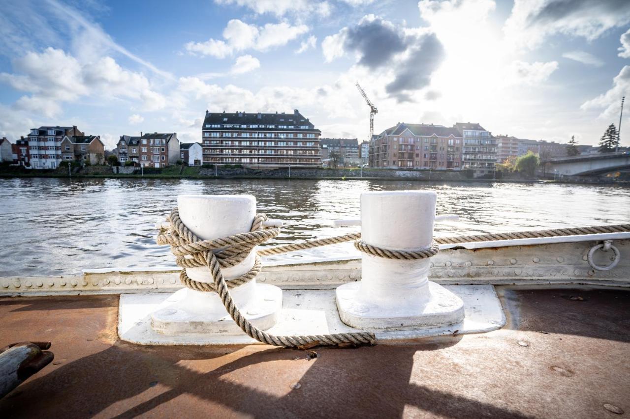 Hotel Arcadia - Péniche de Standing à Namur avec vue sur la Citadelle Exterior foto