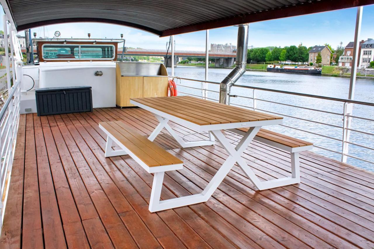 Hotel Arcadia - Péniche de Standing à Namur avec vue sur la Citadelle Exterior foto