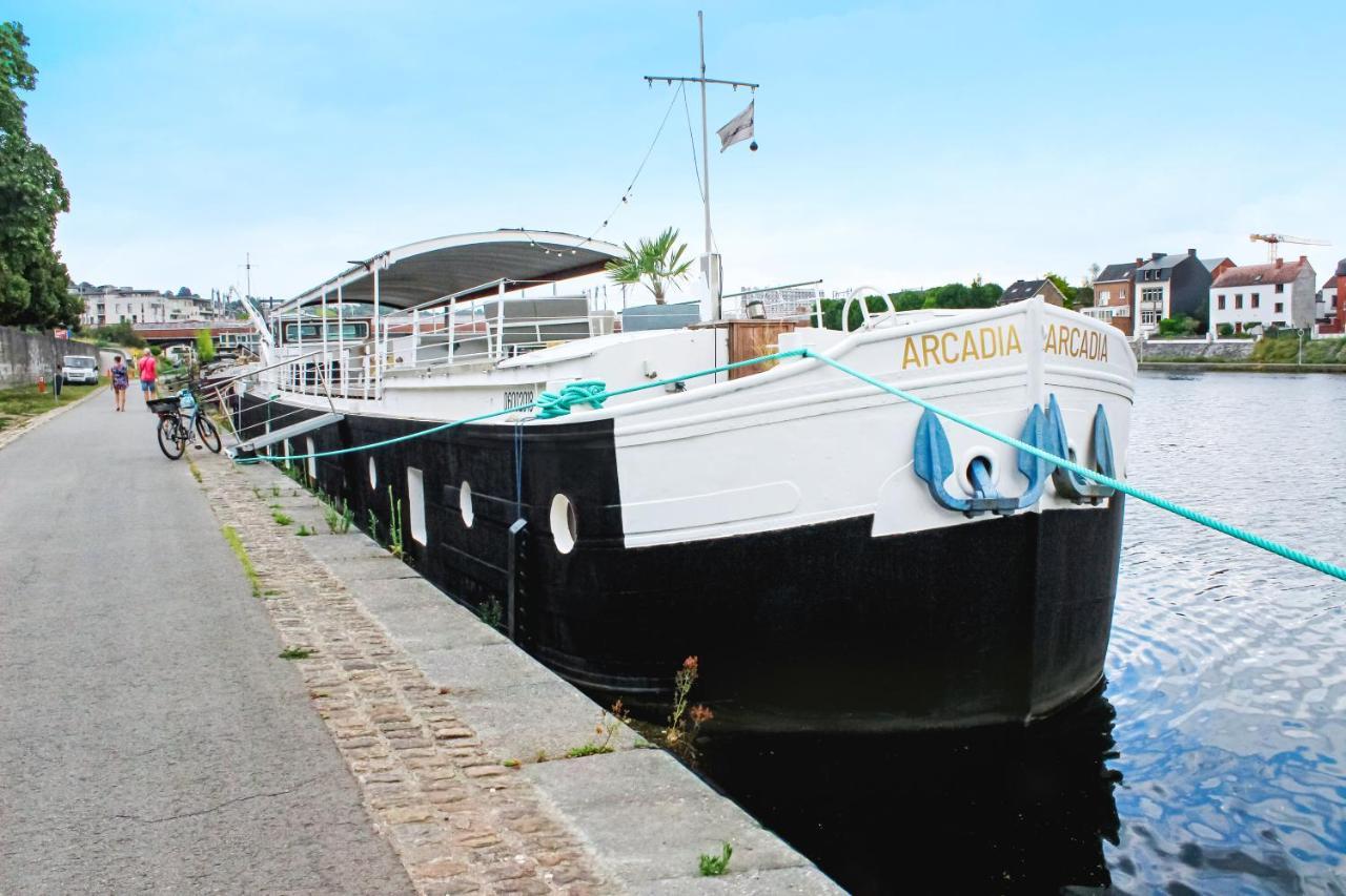 Hotel Arcadia - Péniche de Standing à Namur avec vue sur la Citadelle Exterior foto