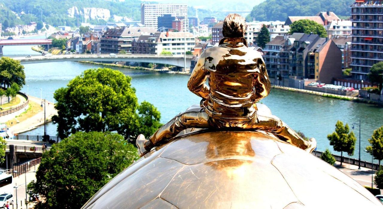 Hotel Arcadia - Péniche de Standing à Namur avec vue sur la Citadelle Exterior foto