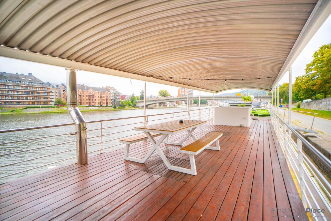 Hotel Arcadia - Péniche de Standing à Namur avec vue sur la Citadelle Exterior foto