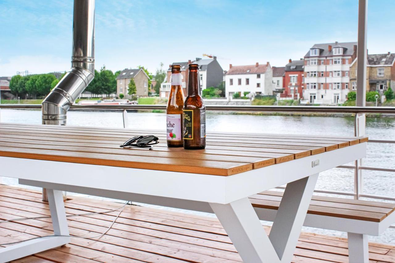 Hotel Arcadia - Péniche de Standing à Namur avec vue sur la Citadelle Exterior foto